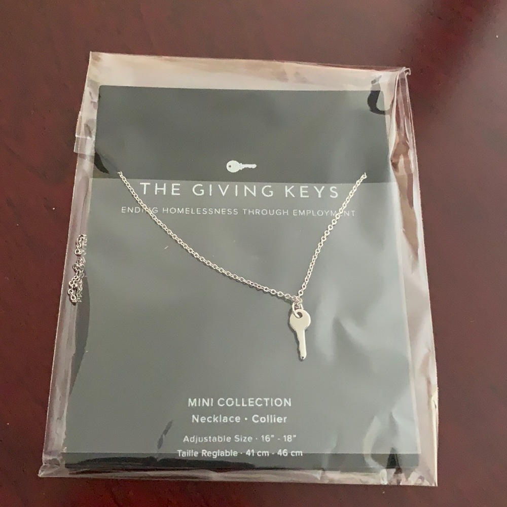 The Giving Keys Mini Key Necklace